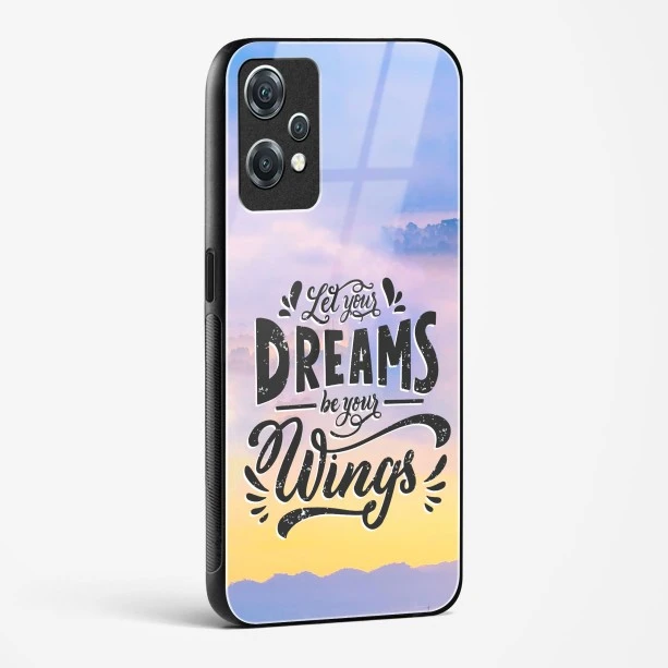 Glass Case For OnePlus Nord CE 2 Lite 5G - Dreams Are Your Wings