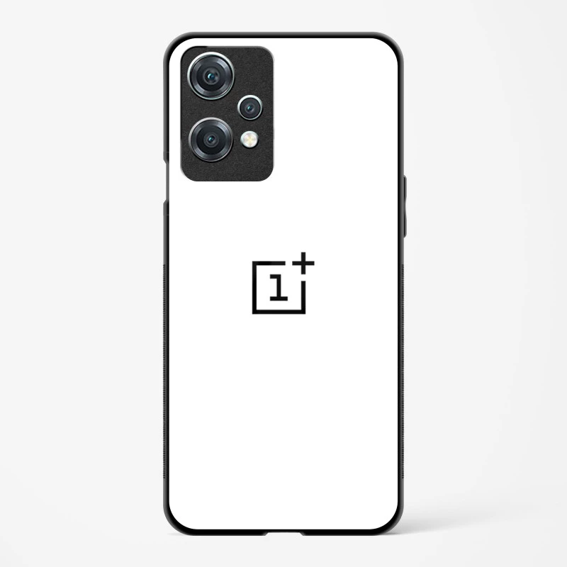 Pure White Glossy Glass Case for OnePlus Nord Ce 2 Lite 5G