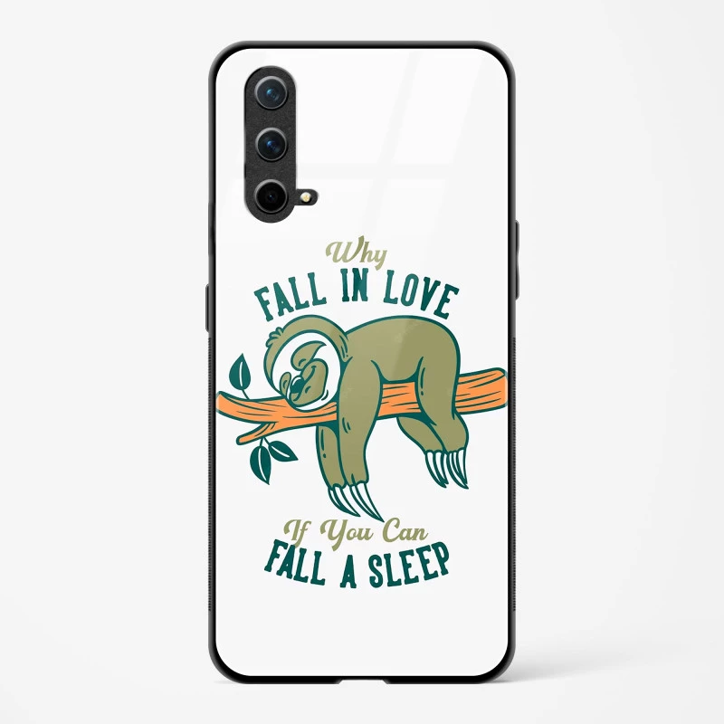 Glass Case For OnePlus Nord CE 5G - Sleep Lover