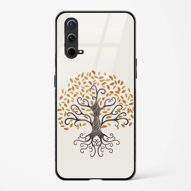 Glass Case For OnePlus Nord CE 5G - Oak Tree Deep Roots