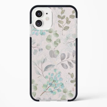 iPhone 11 Shockproof Case with Abstract Flower Design