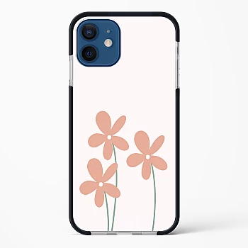 iPhone 12 Flower Petals Impact Case - Protective Phone Cover