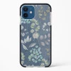 iPhone 12 Shockproof Case with Abstract Flower Design