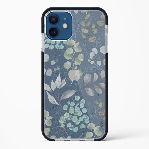 iPhone 12 Shockproof Case with Abstract Flower Design