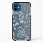 iPhone 12 Shockproof Case with Abstract Flower Design