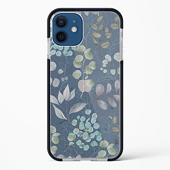 iPhone 12 Shockproof Case with Abstract Flower Design