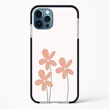 iPhone 12 Pro Flower Petals Impact Case - Protective Phone Cover