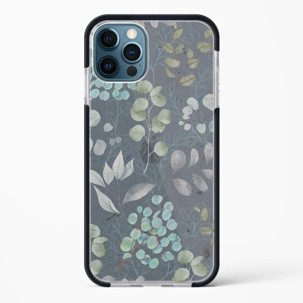 iPhone 12 Pro Shockproof Case with Abstract Flower Design