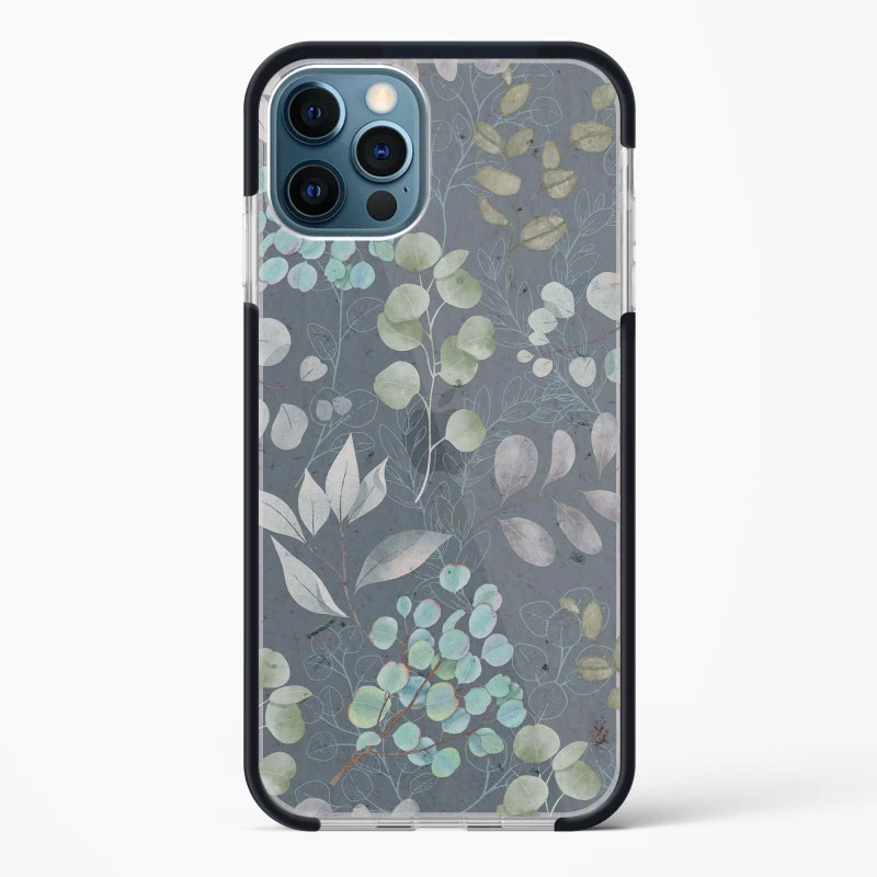iPhone 12 Pro Shockproof Case with Abstract Flower Design
