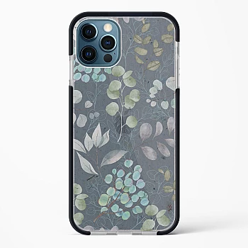 iPhone 12 Pro Shockproof Case with Abstract Flower Design