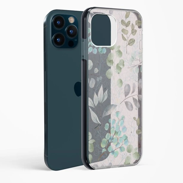 iPhone 12 Pro Shockproof Case with Abstract Flower Design