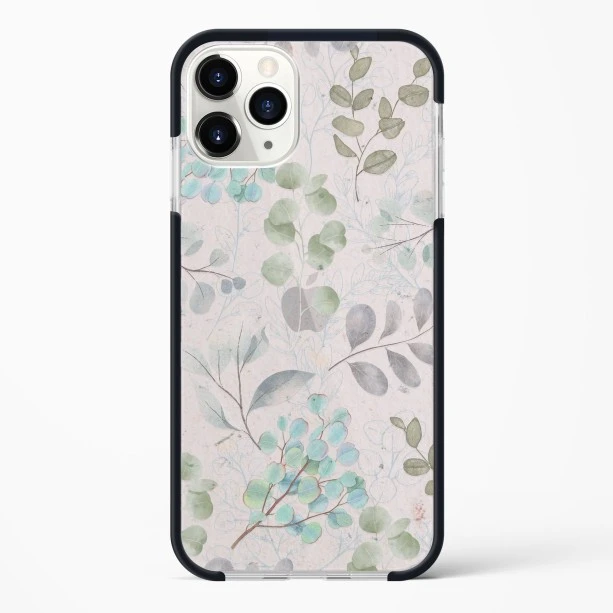 iPhone 12 Pro Shockproof Case with Abstract Flower Design