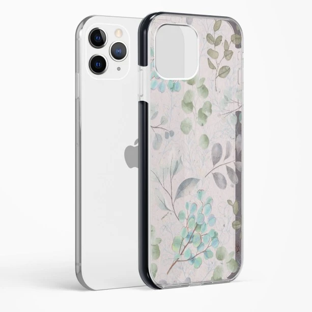 iPhone 12 Pro Shockproof Case with Abstract Flower Design