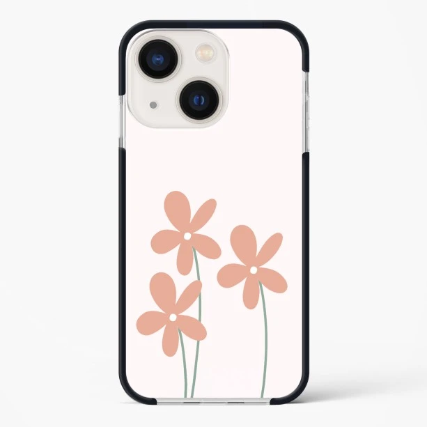 iPhone 13 Flower Petals Impact Case - Protective Phone Cover