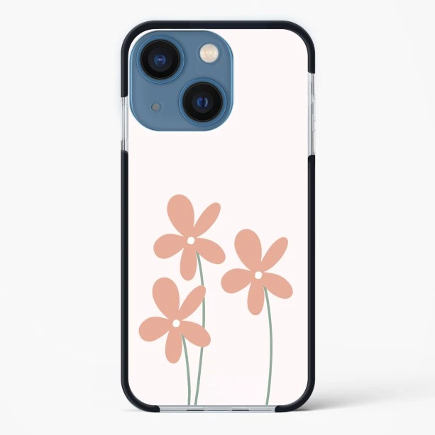 iPhone 13 Flower Petals Impact Case - Protective Phone Cover