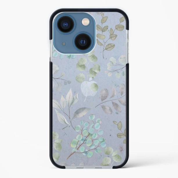 iPhone 13 Shockproof Case with Abstract Flower Design