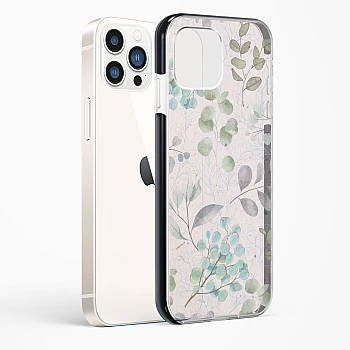 iPhone 13 Pro Shockproof Case with Abstract Flower Design