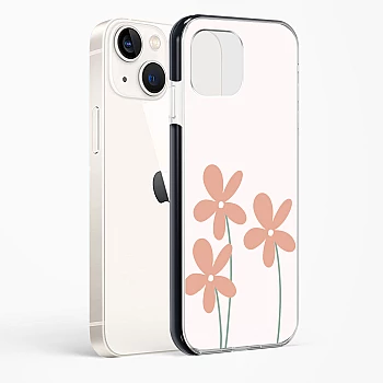 iPhone 14 Flower Petals Impact Case - Protective Phone Cover