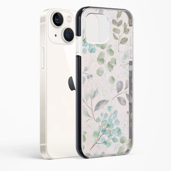 iPhone 14 Shockproof Case with Abstract Flower Design