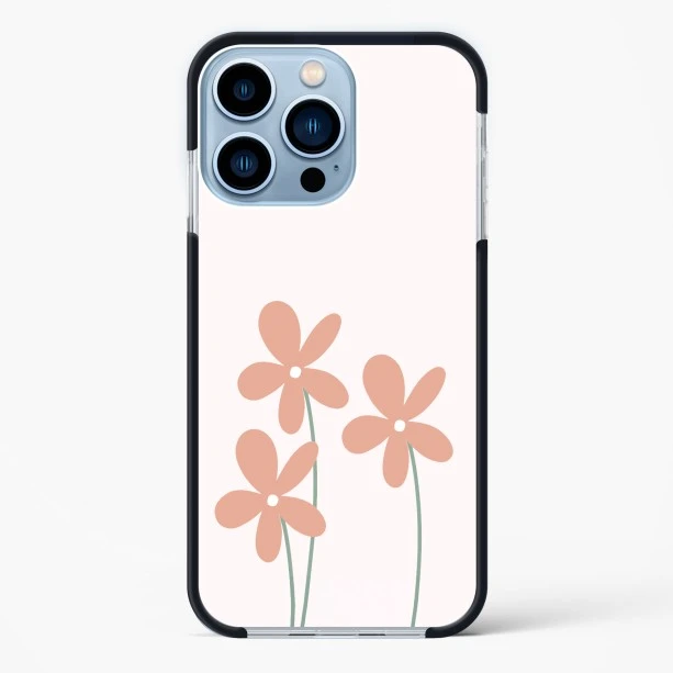 iPhone 14 Pro Max Flower Petals Impact Case - Protective Phone Cover