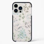 iPhone 14 Pro Max Shockproof Case with Abstract Flower Design