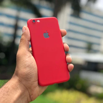 Red Color Ultra Thin Case For iPhone 6 / 6s