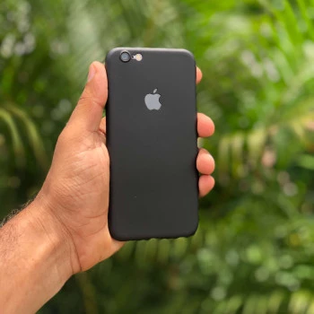 Cool Black iPhone Ultra Thin Case For iPhone 6/6s