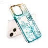 iPhone 13 Peacock Glitter Green Diamond Case