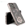 iPhone 13 Bling Flower Cloud Gold Transparent Case