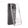 iPhone 13 Bling Flower Cloud Gold Transparent Case