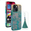 iPhone 13 Peacock Glitter Green Diamond Case