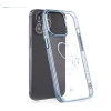 iPhone 13 Pro Bling Heart Blue Transparent Case