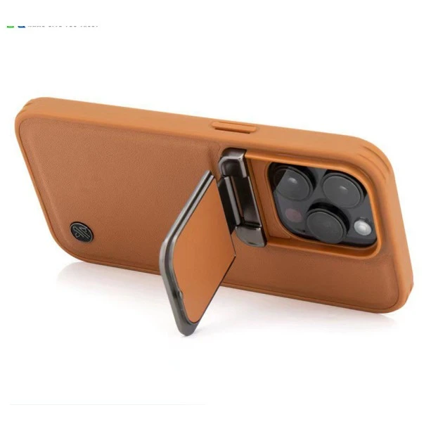 iPhone 13 Pro Elegant Brown Leather Case