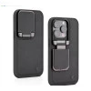 iPhone 13 Pro Elegant Black Leather Case