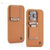 iPhone 13 Pro Elegant Brown Leather Case