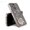 iPhone 13 Pro Max Bling Flower Cloud Gold Transparent Case