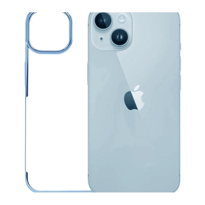 iPhone 14 Sierra Blue Transparent Case – Anti Yellowing Cover
