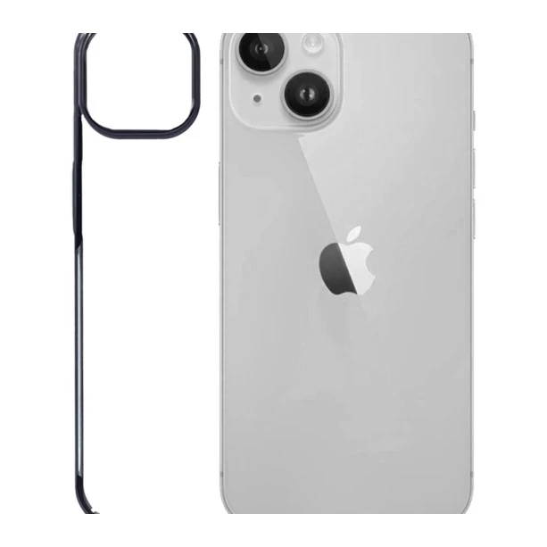 iPhone 14 Noble Black Transparent Case – Anti Yellowing Cover