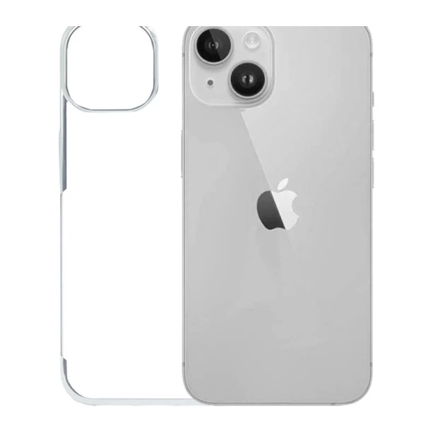 iPhone 14 Noble Silver Transparent Case – Anti Yellowing Cover