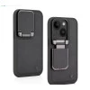 iPhone 14 Black Leather Case – Elegant Protective Cover