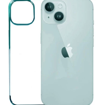 iPhone 14 Plus Noble Green Transparent Case