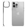 iPhone 14 Pro Black Transparent Case – Noble Clear Cover