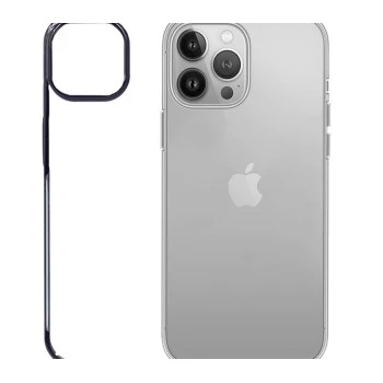 iPhone 14 Pro Black Transparent Case – Noble Clear Cover