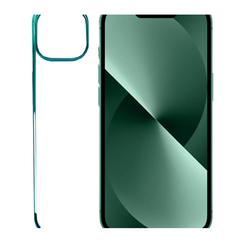 iPhone 14 Pro Max Noble Green Transparent Case