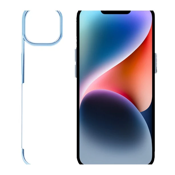 iPhone 14 Pro Max Noble Sierra Blue Transparent Case