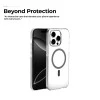 iPhone 14 Pro Max Ice Crystals Grey Transparent Case