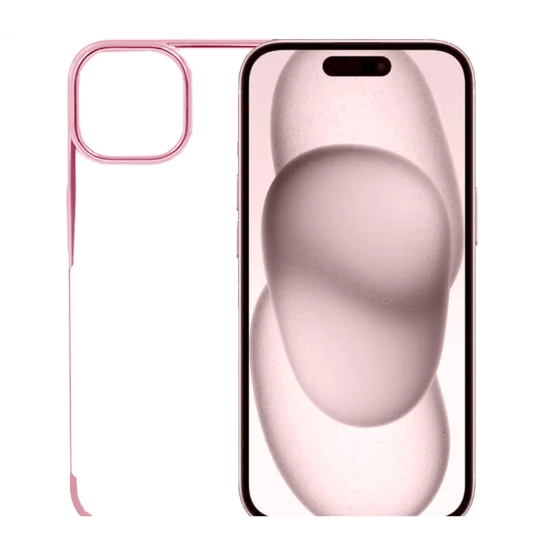 iPhone 15 Noble Pink Transparent Case