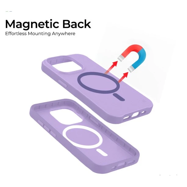 iPhone 15 MagArmour Purple Hybrid Case