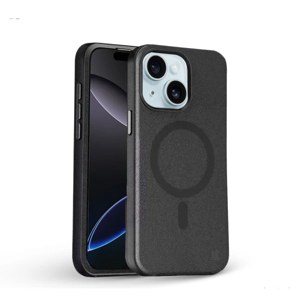 iPhone 15 MagArmour Black Hybrid Case