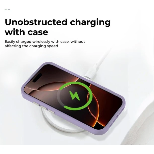 iPhone 15 MagArmour Purple Hybrid Case